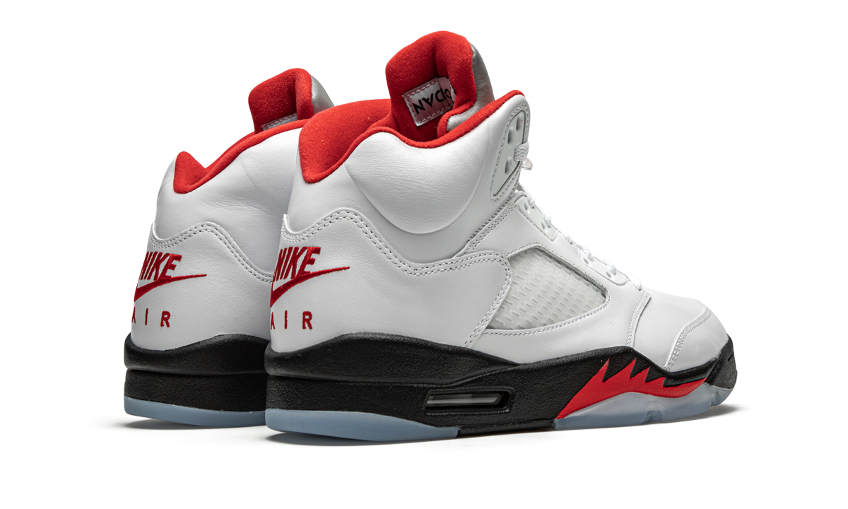 Air Jordan 5 Retro Fire Red Silver Tongue - Bucharest Kicks