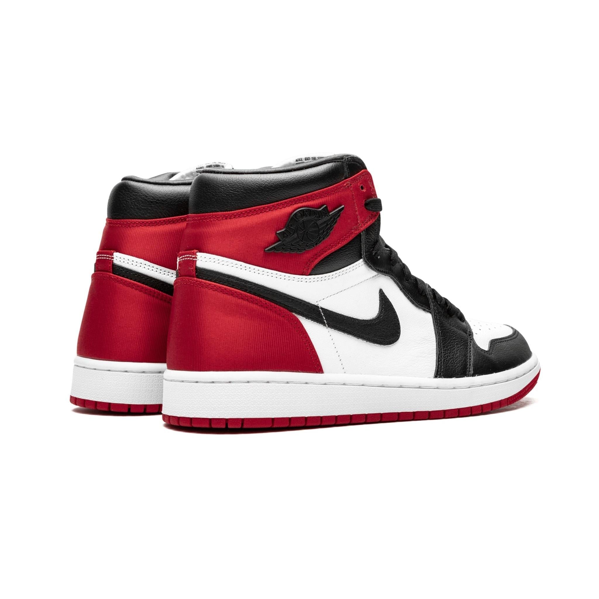 Air Jordan 1 Retro High Satin Black Toe - Bucharest Kicks