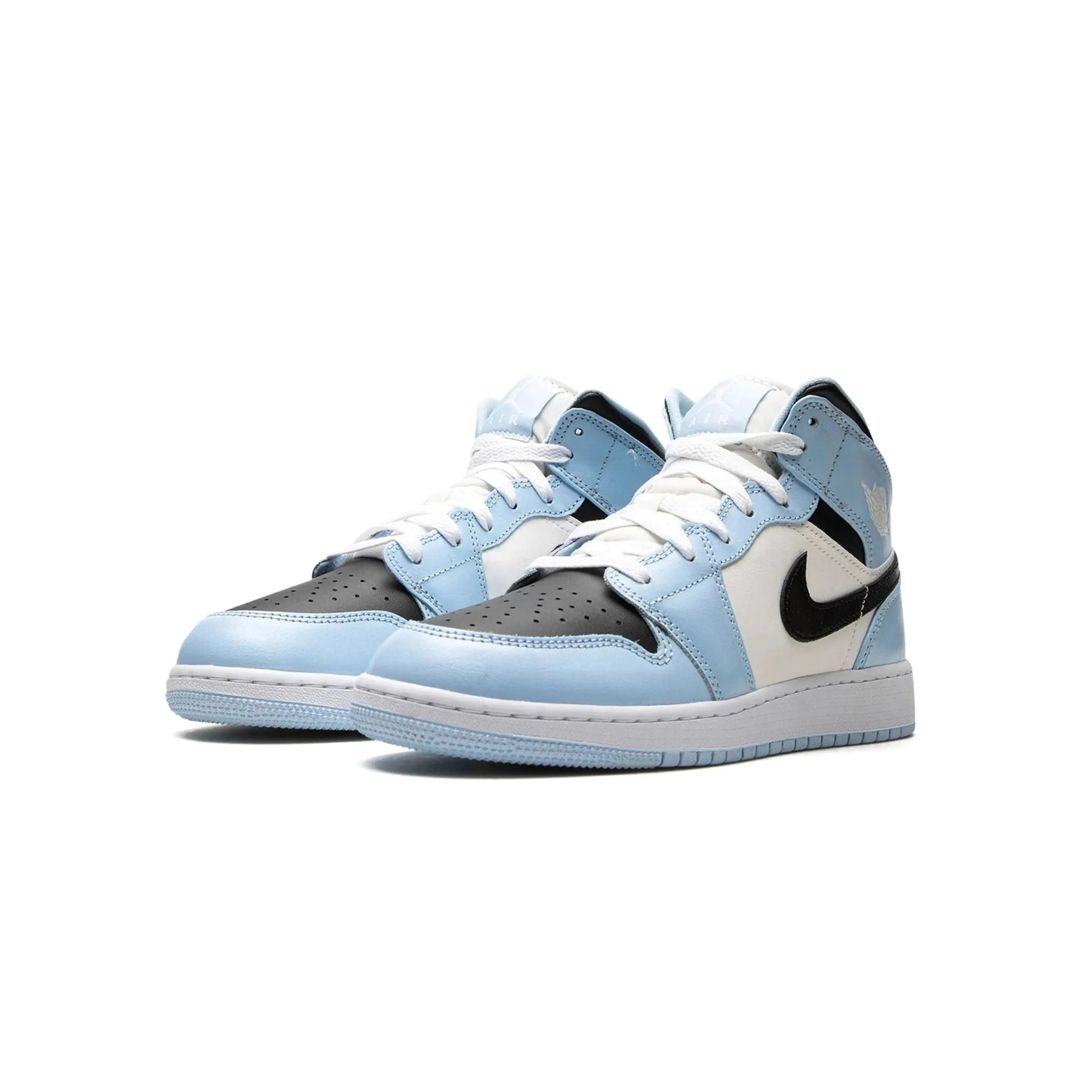 Air Jordan 1 Retro Mid Ice Blue - Bucharest Kicks