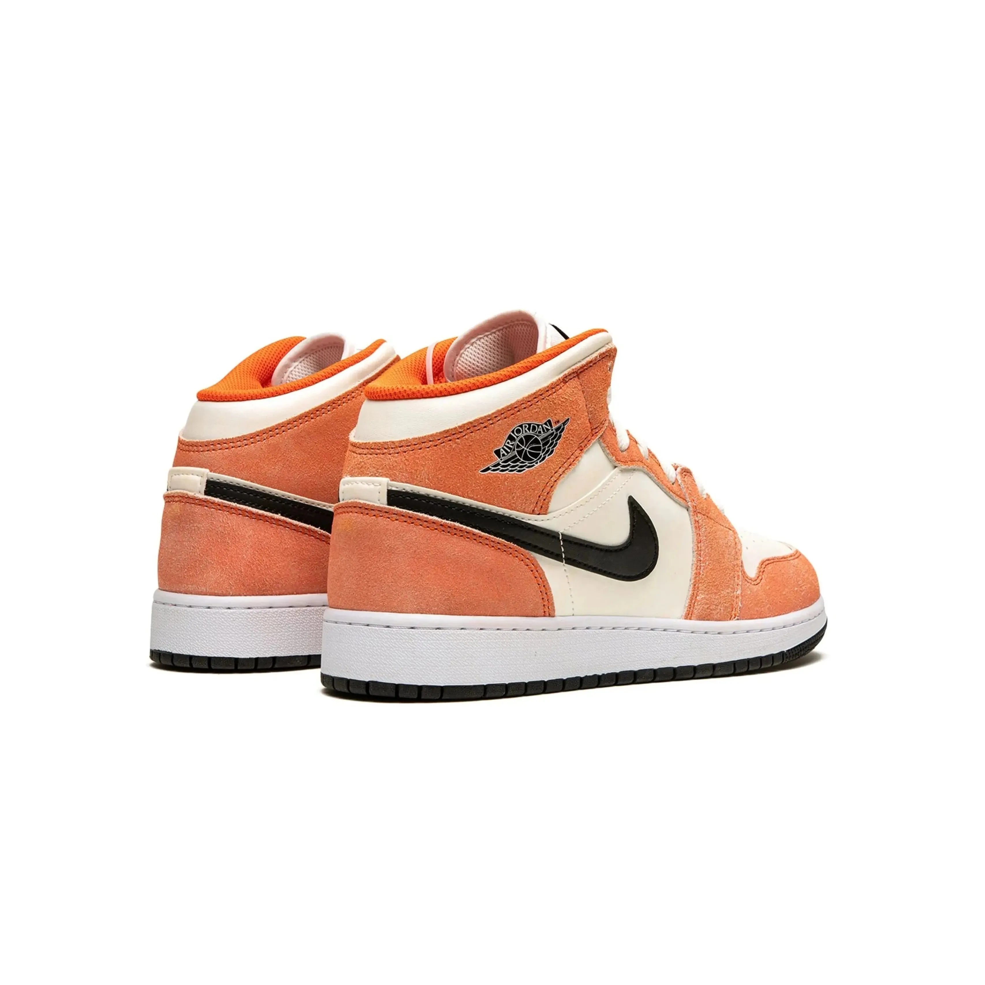 Air Jordan 1 Retro Mid Orange Suede - Bucharest Kicks