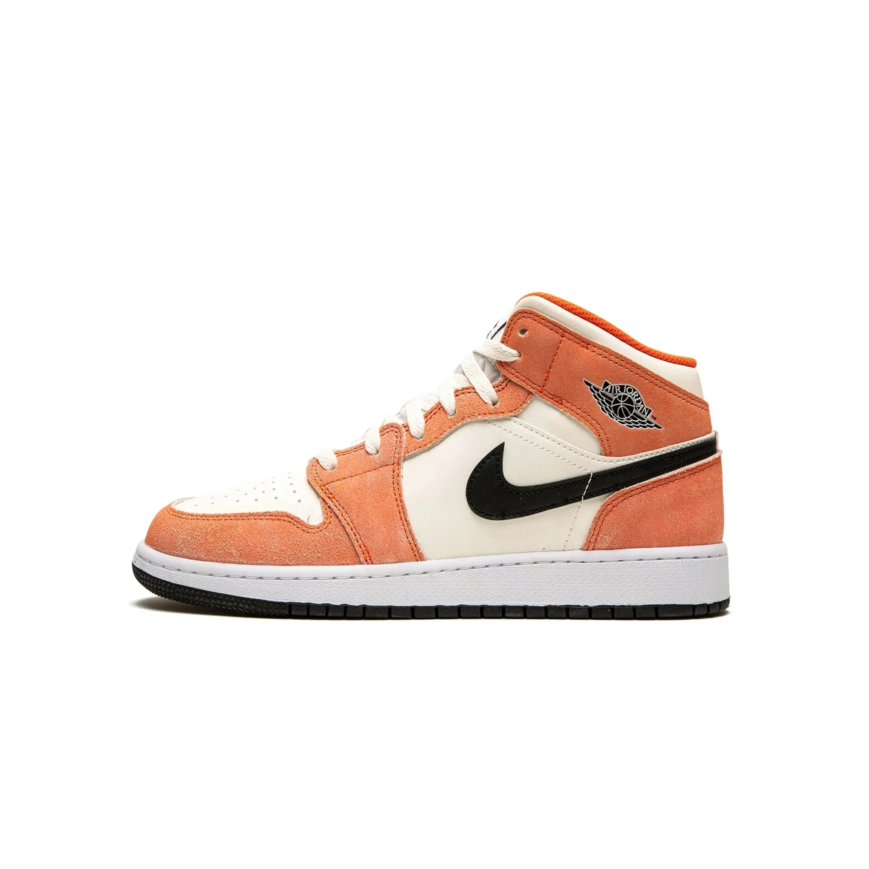 Air Jordan 1 Retro Mid Orange Suede - Bucharest Kicks