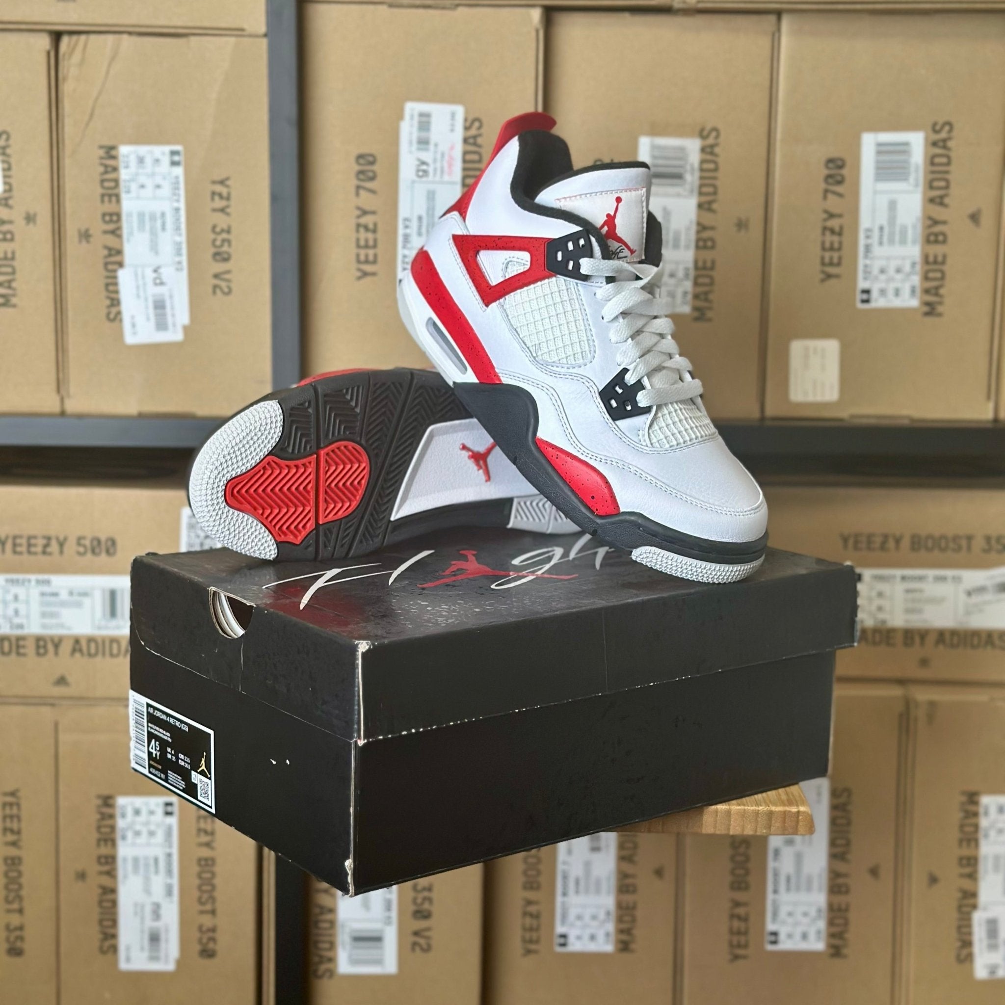 Air Jordan 4 Red Cement - Bucharest Kicks