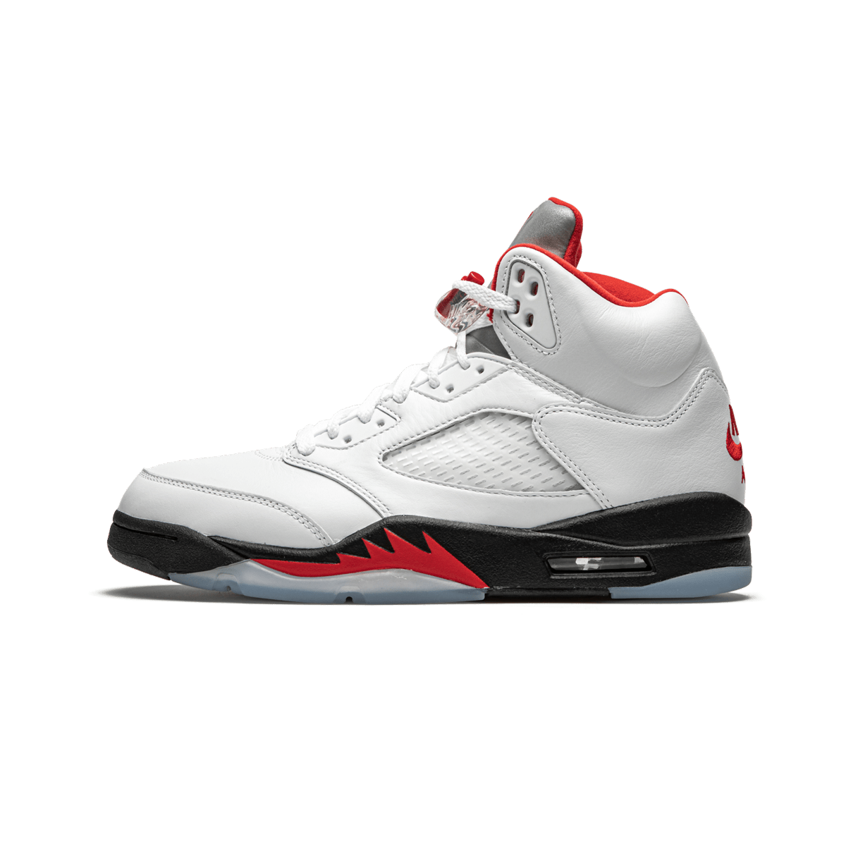 Air Jordan 5 Retro Fire Red Silver Tongue - Bucharest Kicks