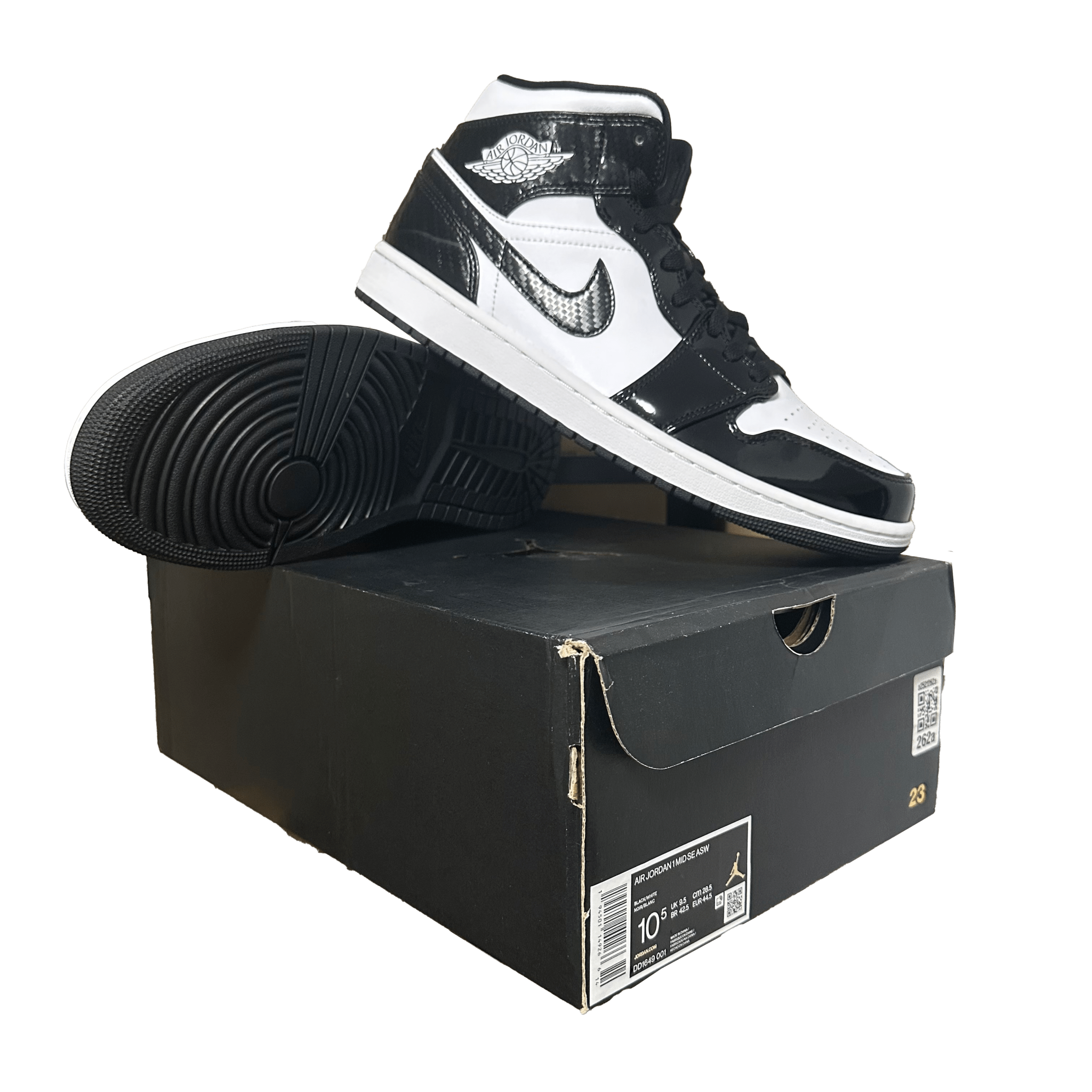 Jordan 1 Retro Mid Carbon Fiber - 44.5 - Bucharest Kicks