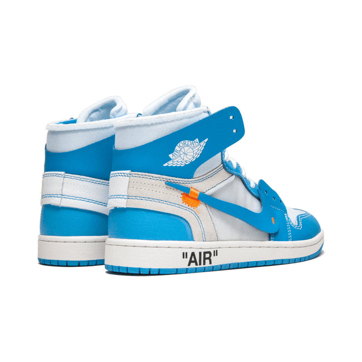 Jordan 1 Retro High Off - White University Blue - Bucharest Kicks