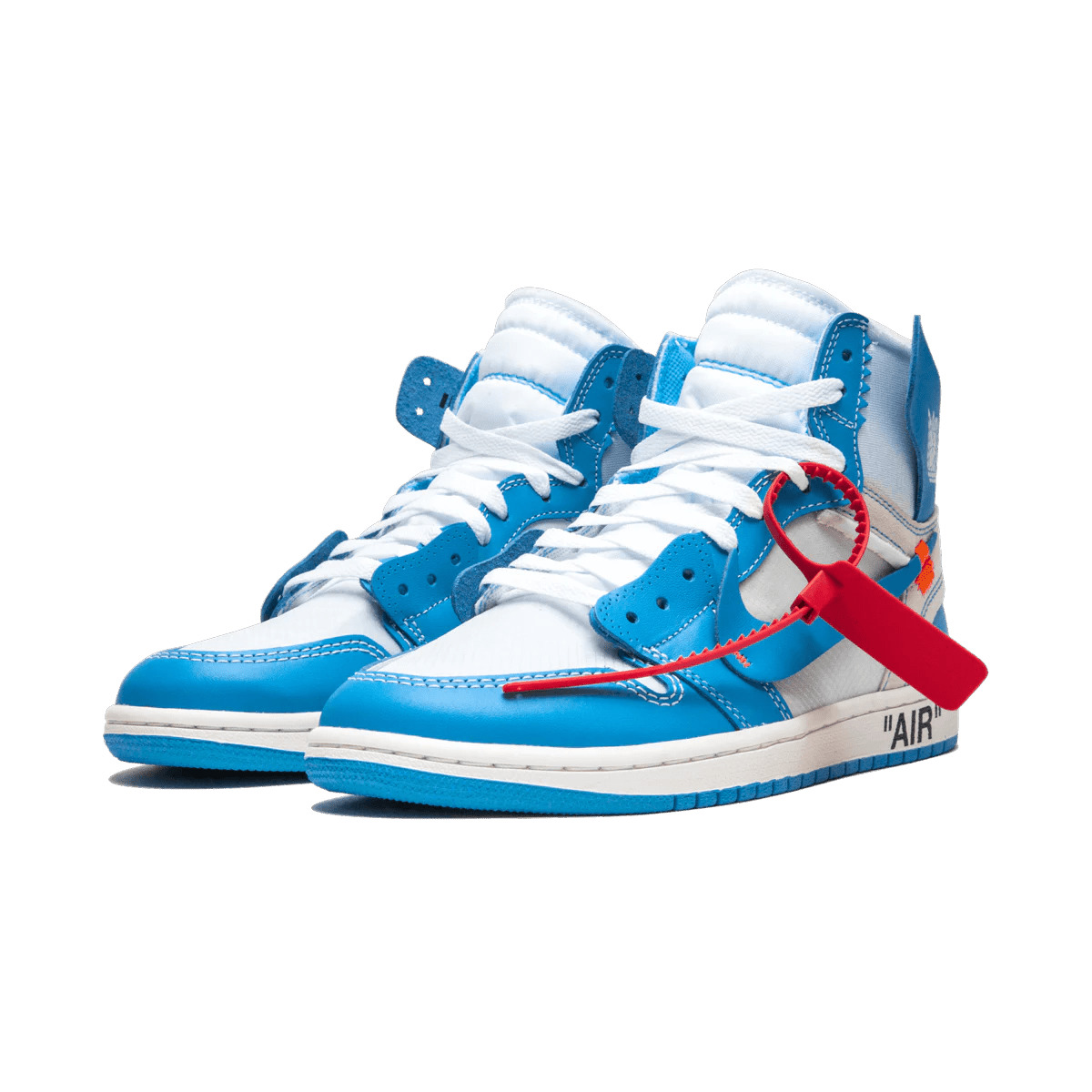 Jordan 1 Retro High Off - White University Blue - Bucharest Kicks