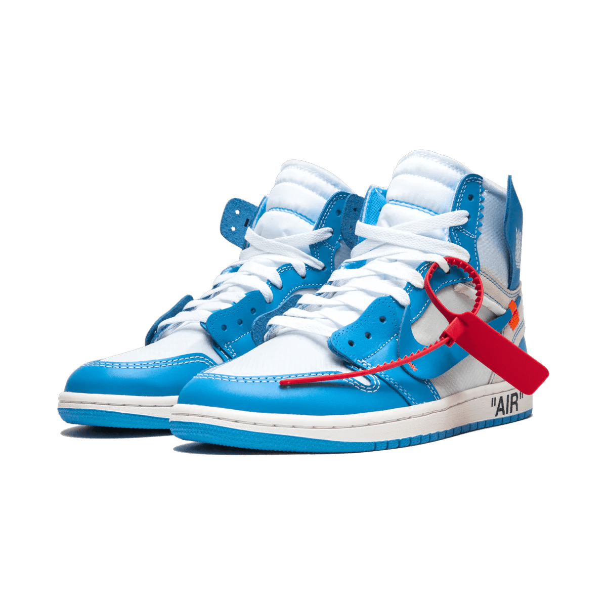 Jordan 1 Retro High Off - White University Blue - Bucharest Kicks
