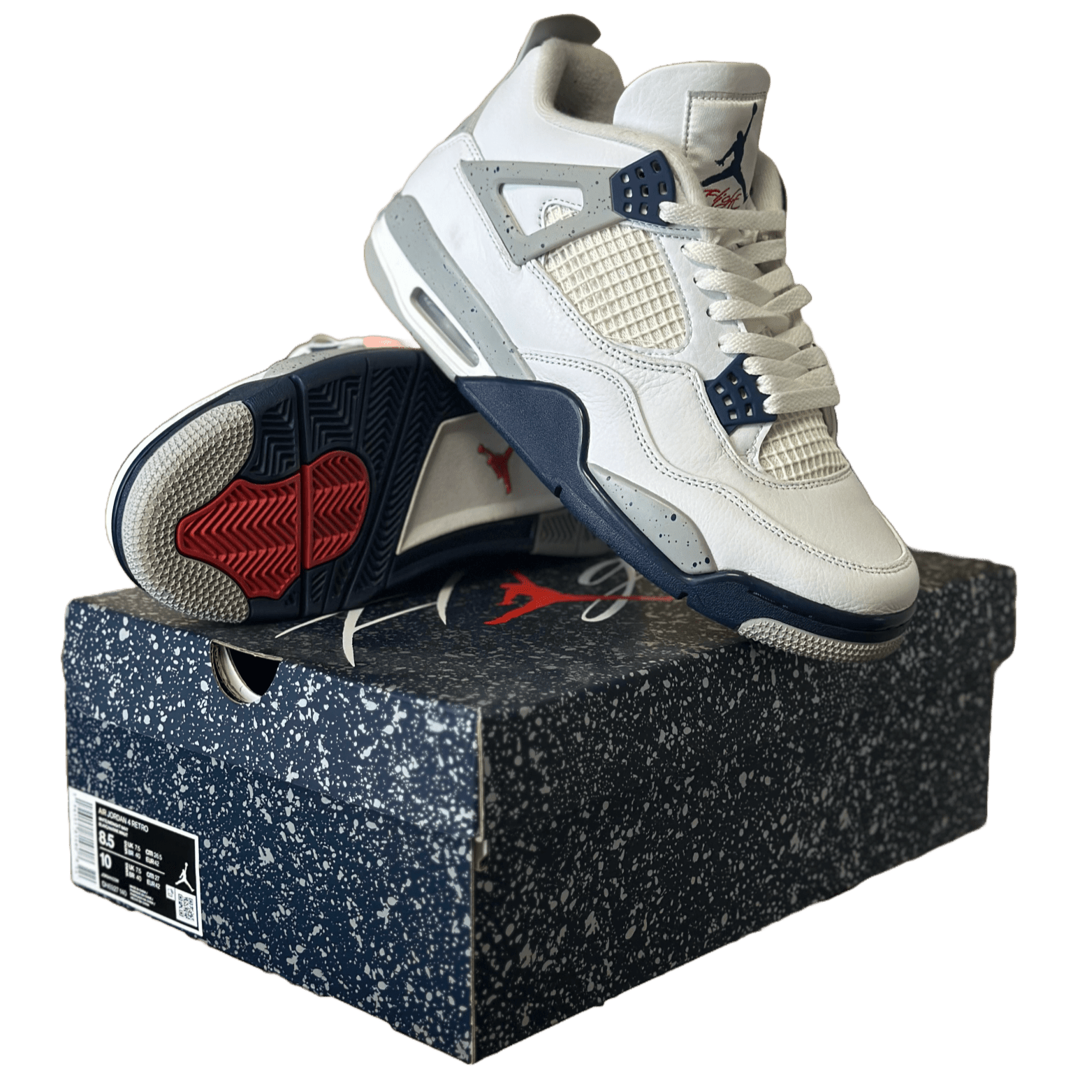 Jordan 4 Retro Navy - 42 - Bucharest Kicks