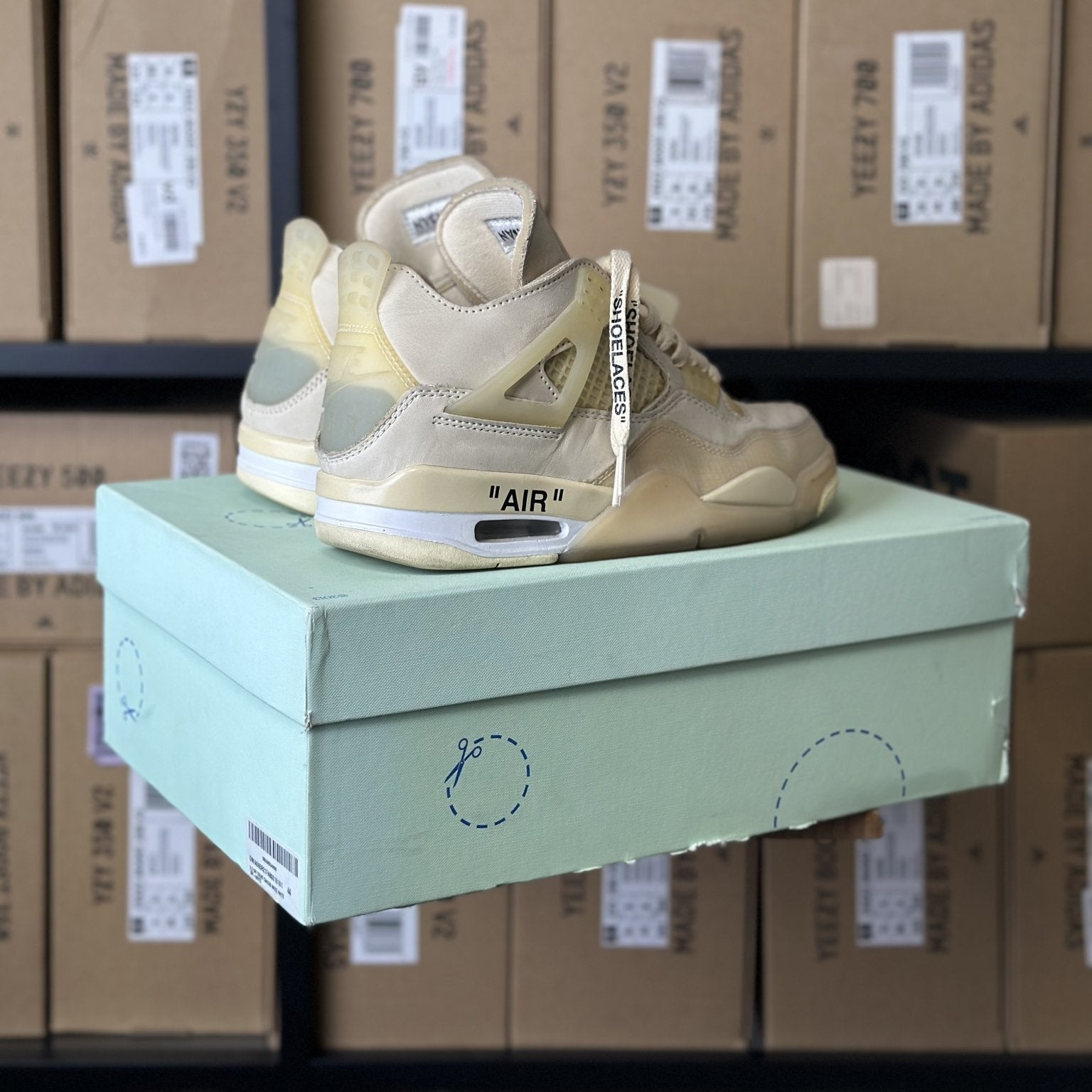Jordan 4 Off - White Sail - 37.5 - Bucharest Kicks