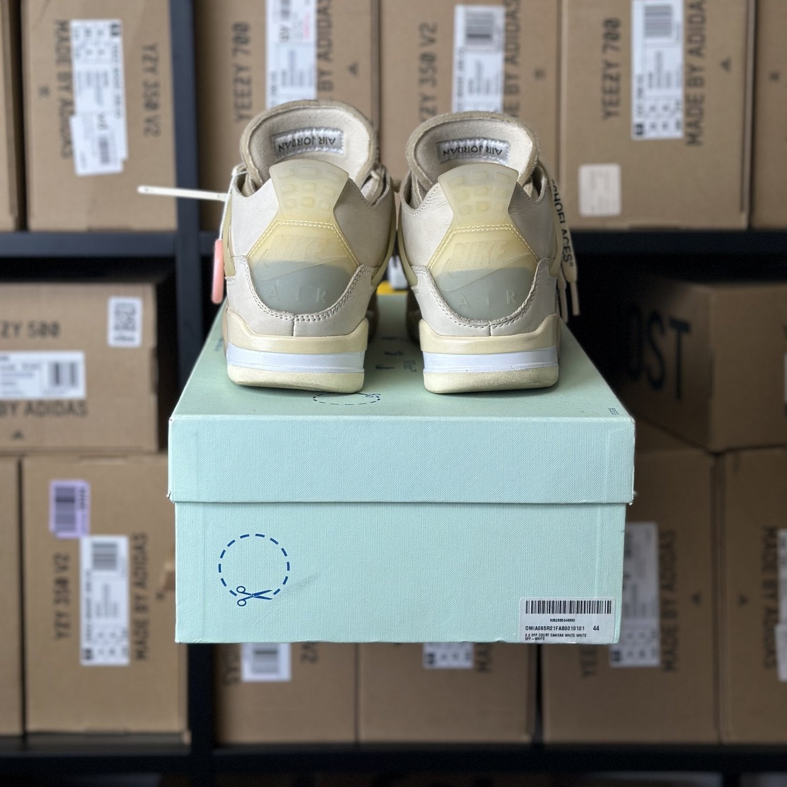 Jordan 4 Off - White Sail - 37.5 - Bucharest Kicks