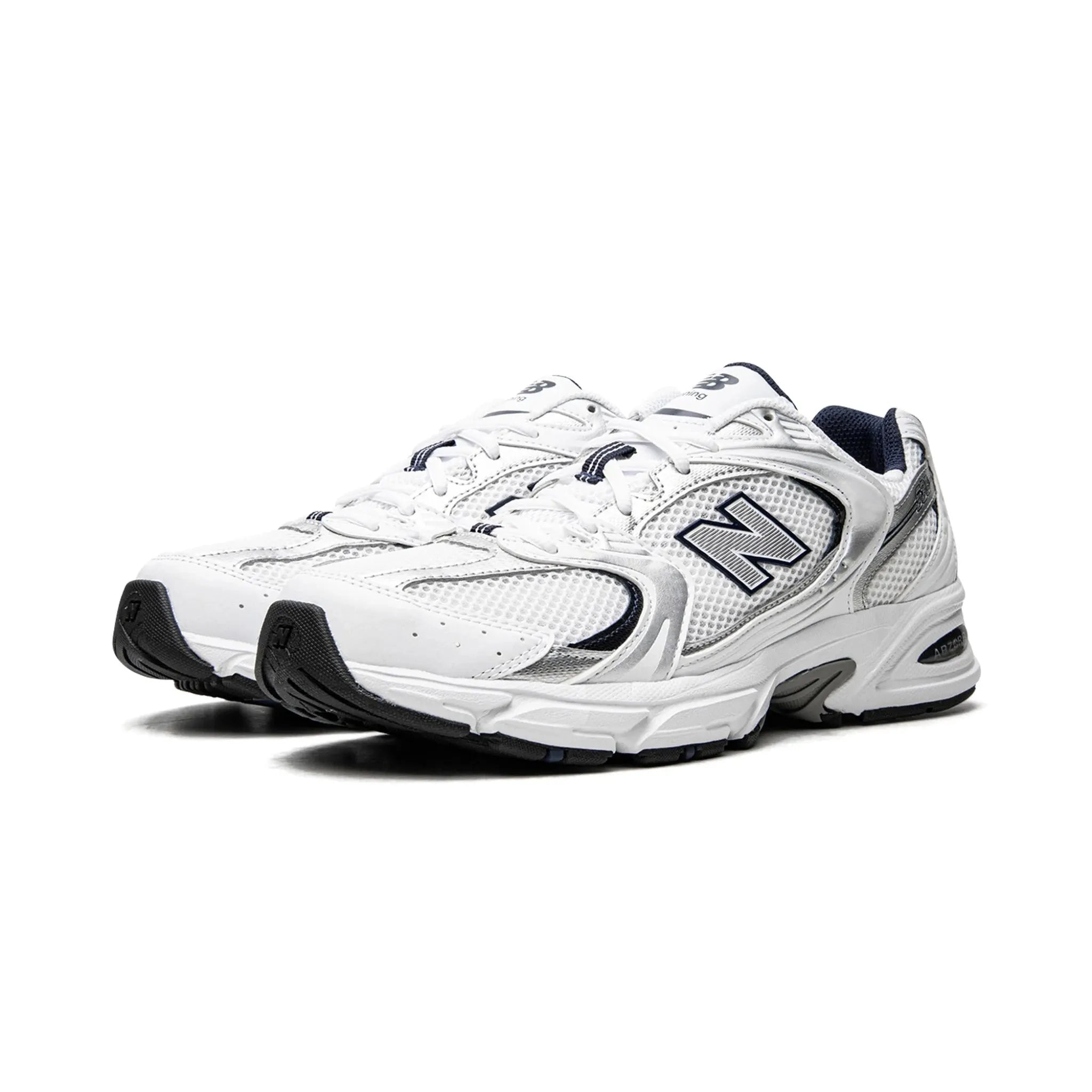 New Balance 530 White Silver Navy - Bucharest Kicks