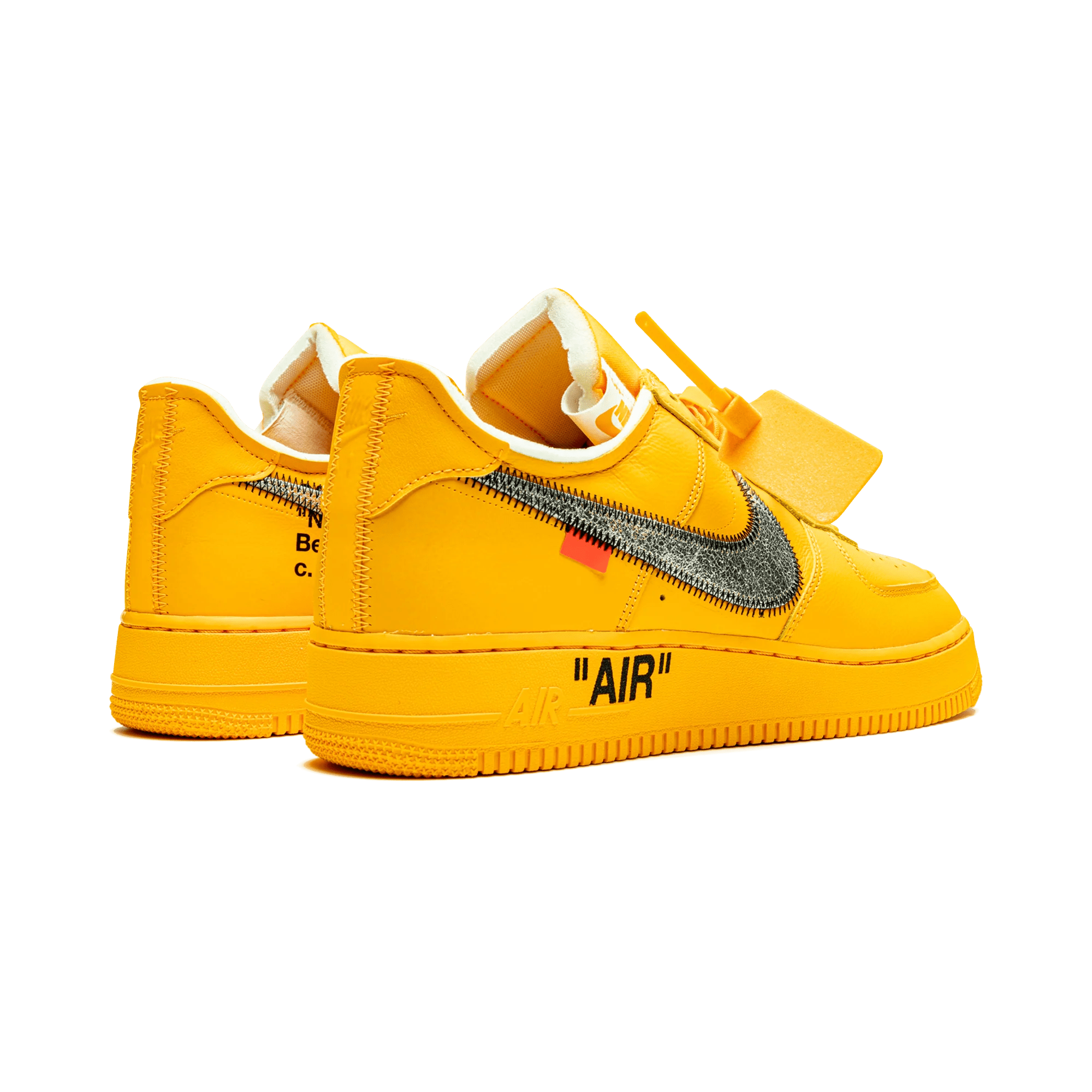 Nike Air Force 1 Low Off - White ICA University Gold - Bucharest Kicks
