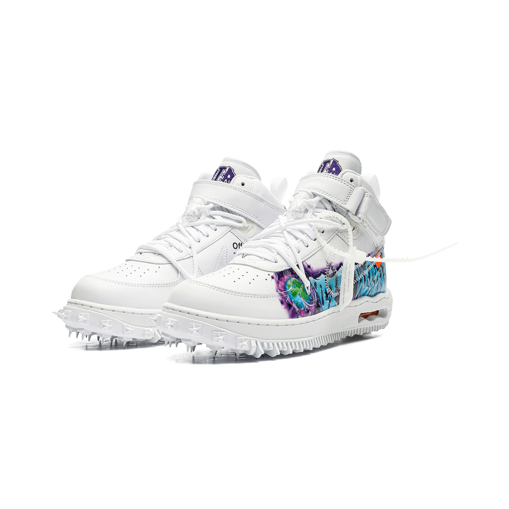 Nike Air Force 1 Mid Off - White Graffiti - Bucharest Kicks