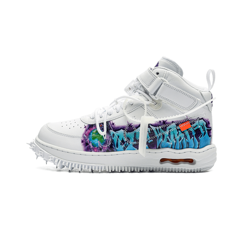 Nike Air Force 1 Mid Off - White Graffiti - Bucharest Kicks