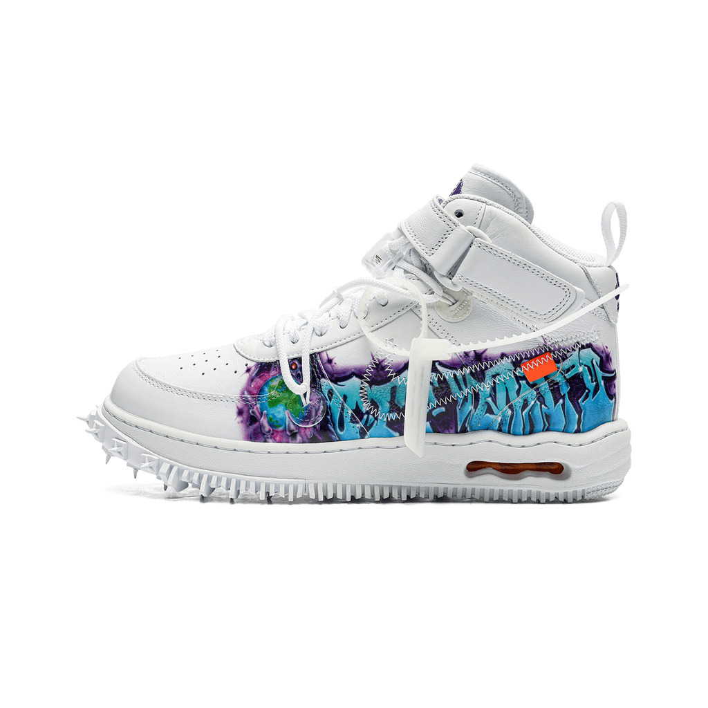 Nike Air Force 1 Mid Off - White Graffiti - Bucharest Kicks