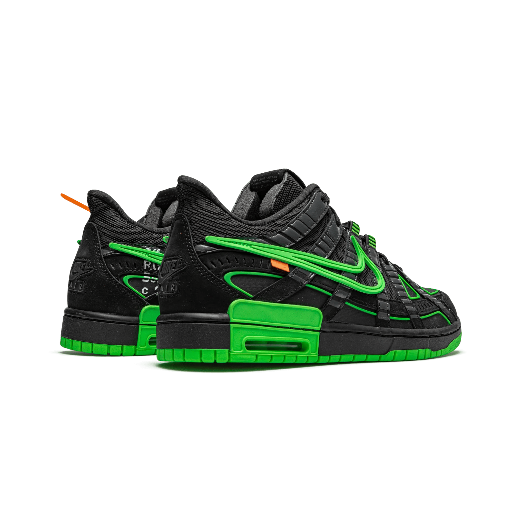 Nike Air Rubber Dunk Off - White Green Strike - Bucharest Kicks