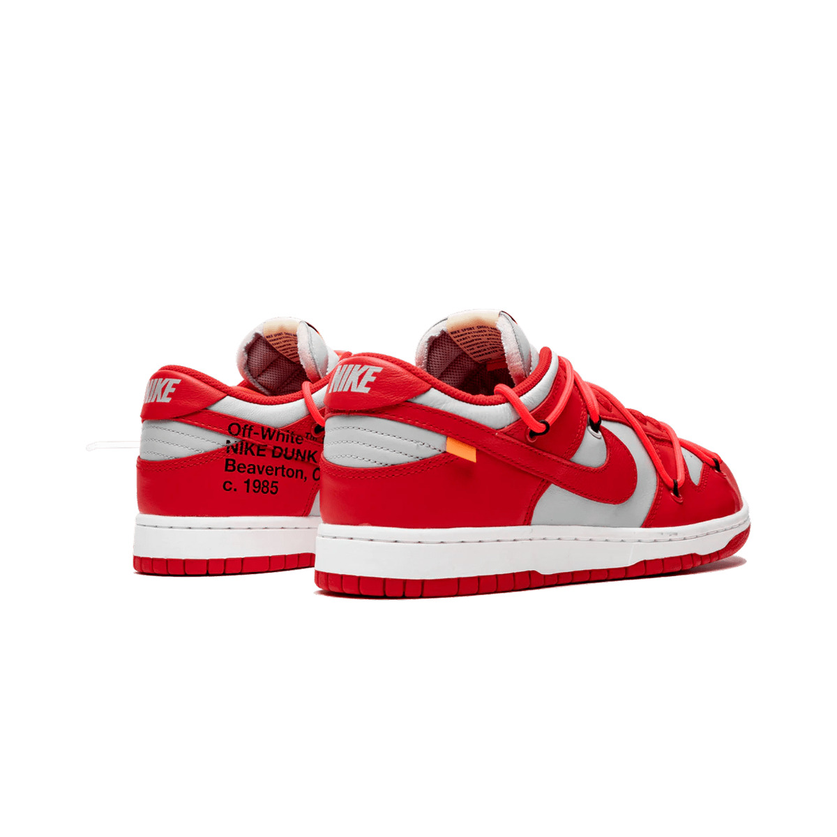 Nike Dunk Low Off - White University Red - Bucharest Kicks