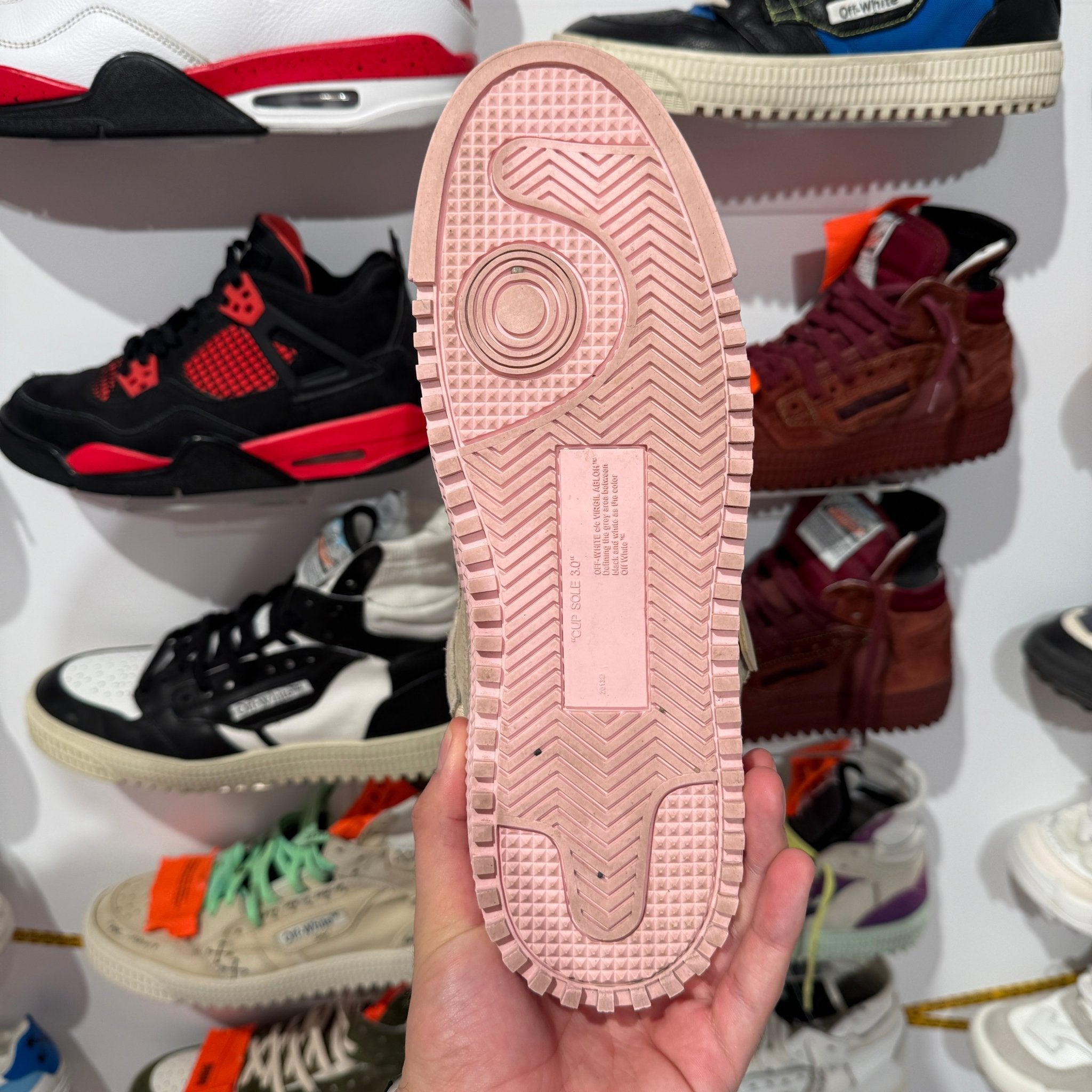 Off - White 3.0 Low Grey Pink - 38 - Bucharest Kicks