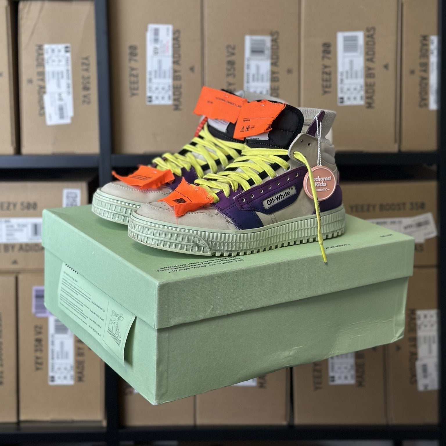 Off - White Court 3.0 Colorați - 36 - Bucharest Kicks