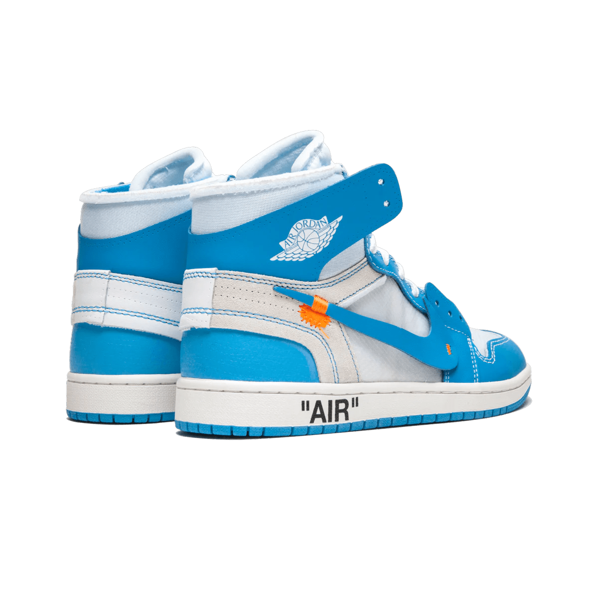 Jordan 1 Retro High Off - White University Blue - Bucharest Kicks