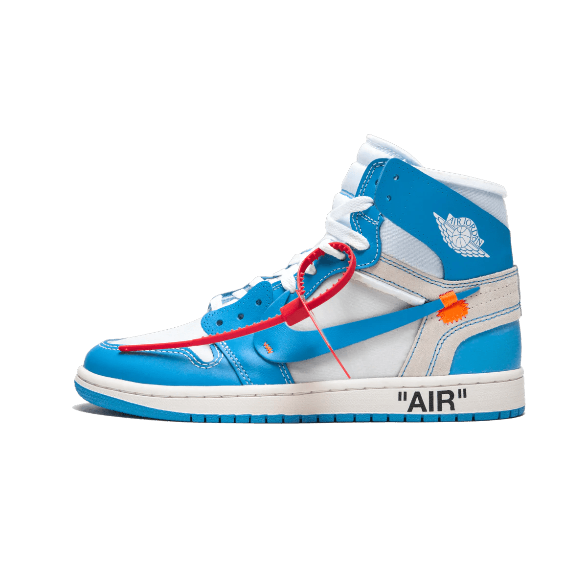 Jordan 1 Retro High Off - White University Blue - Bucharest Kicks