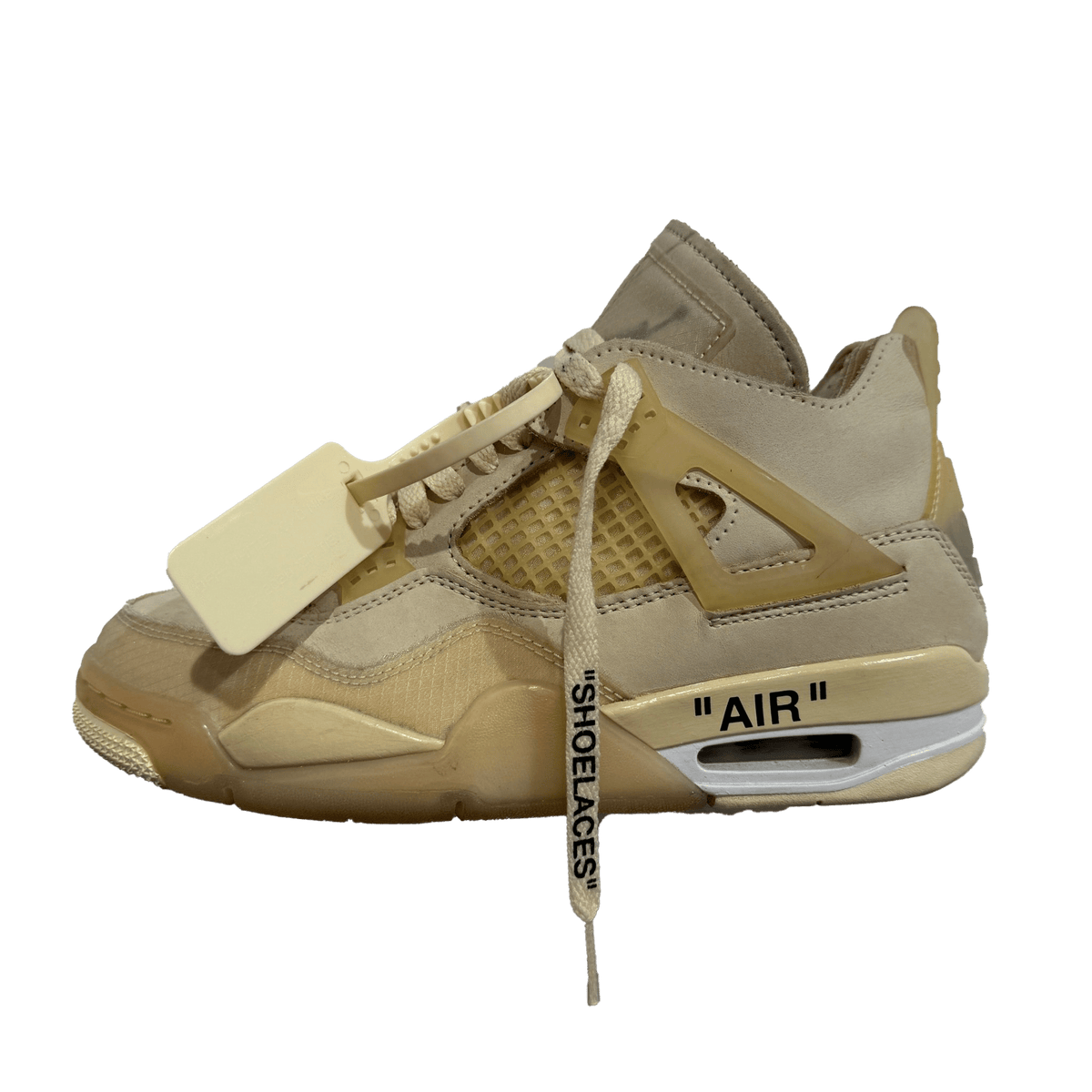 AIR JORDAN4 Off-White　セイル jordan-4-off-white-sail-375-