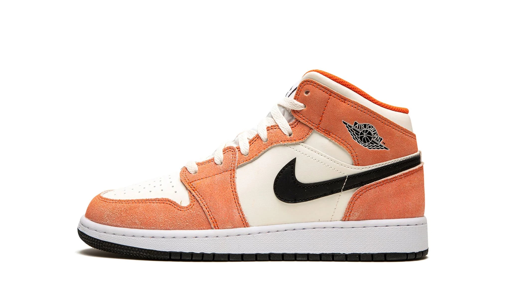 Air Jordan 1 Mid Orange Suede