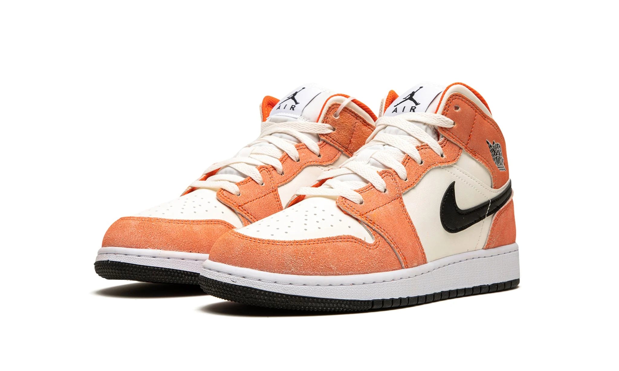 Air Jordan 1 Mid Orange Suede