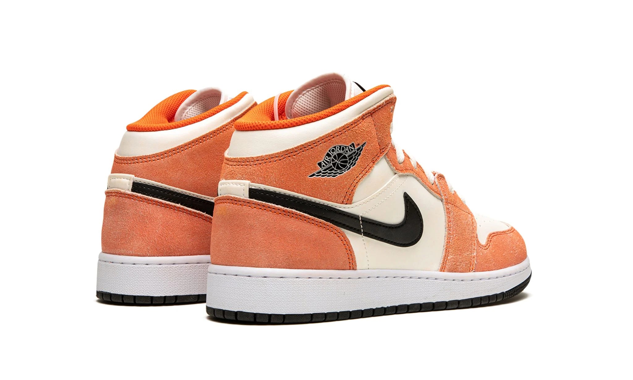 Air Jordan 1 Mid Orange Suede