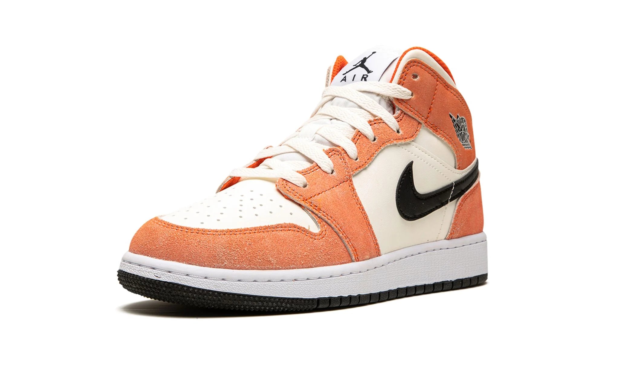 Air Jordan 1 Mid Orange Suede