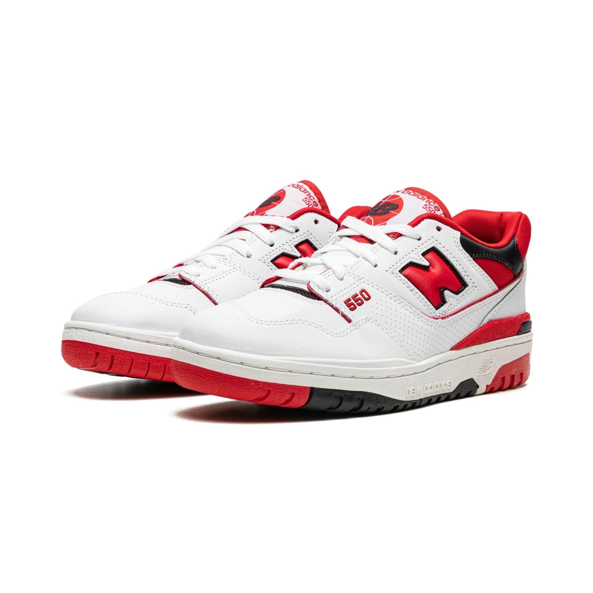 New Balance 550 White Red - Bucharest Kicks