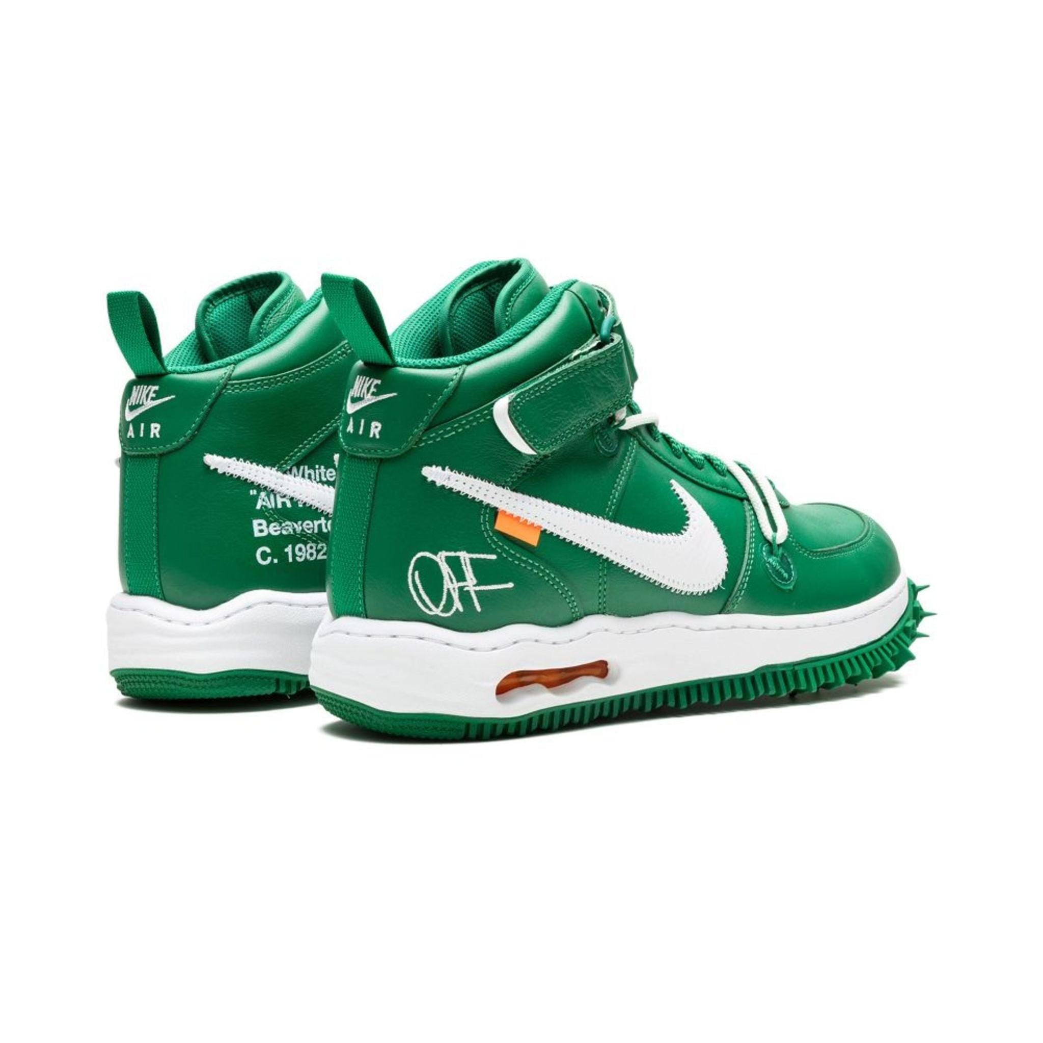靴 NIKE AirForce1 Mid Off-White Pine Green Nike Air Force 1 Mid Off-White Pine Green | Bucharest Kicks