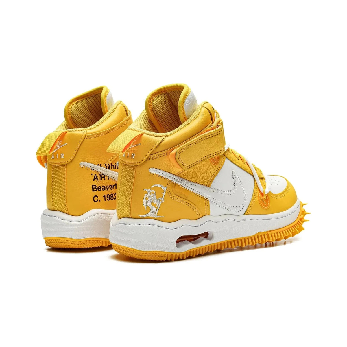 Nike Air Force 1 Mid Off - White Varsity Maize - Bucharest Kicks