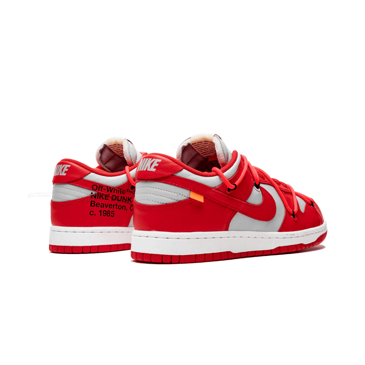 Nike Dunk Low Off - White University Red - Bucharest Kicks