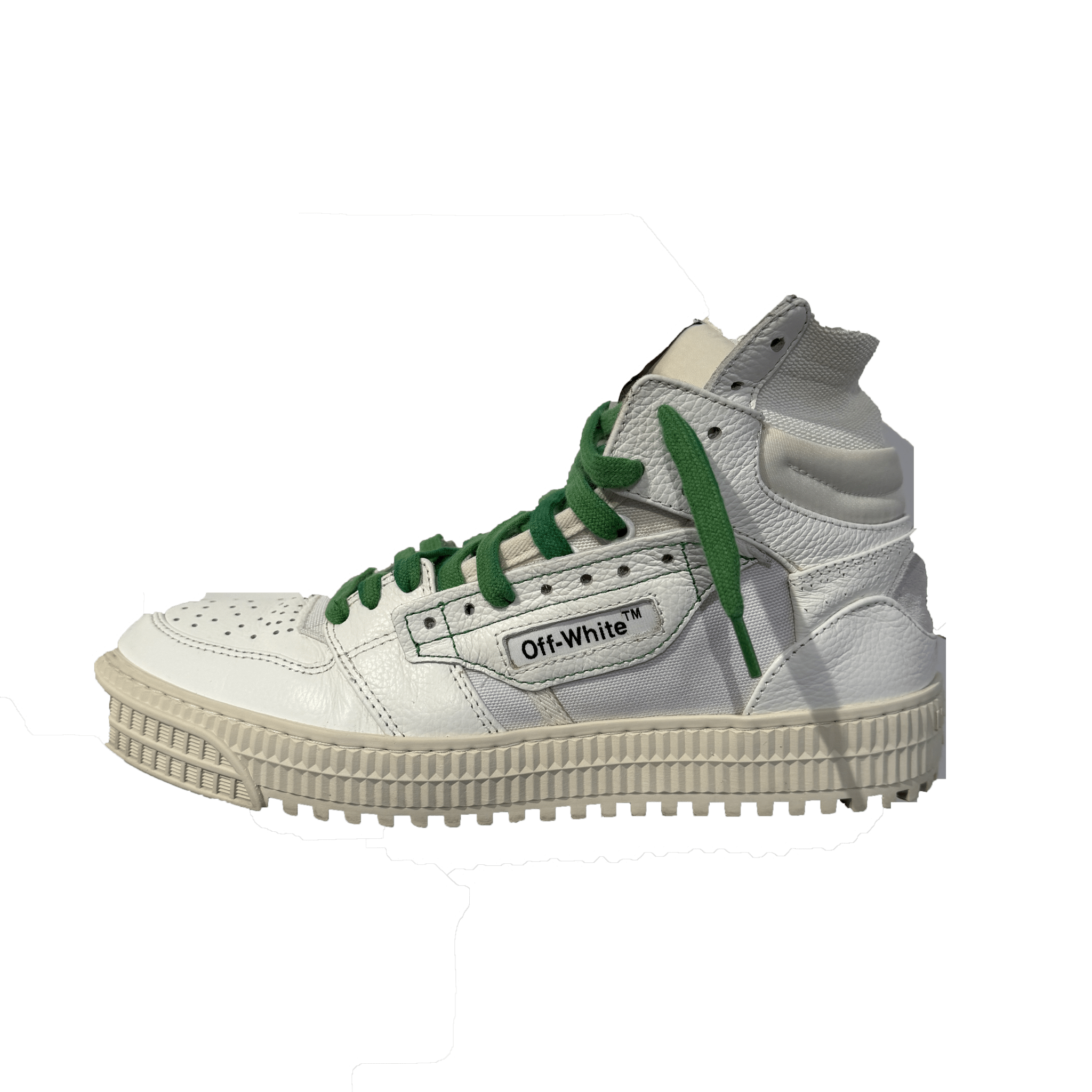 オフイン Off-White Court 3.0 White Green Laces - 37