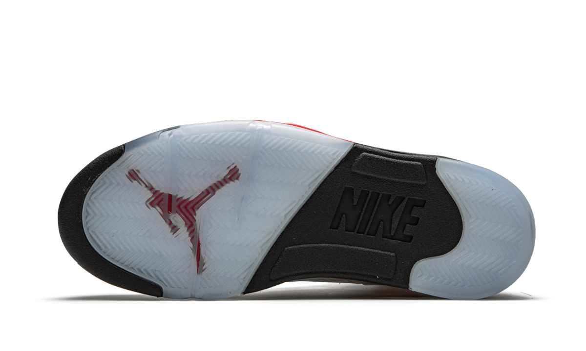 Air Jordan 5 Retro Fire Red Silver Tongue - Bucharest Kicks