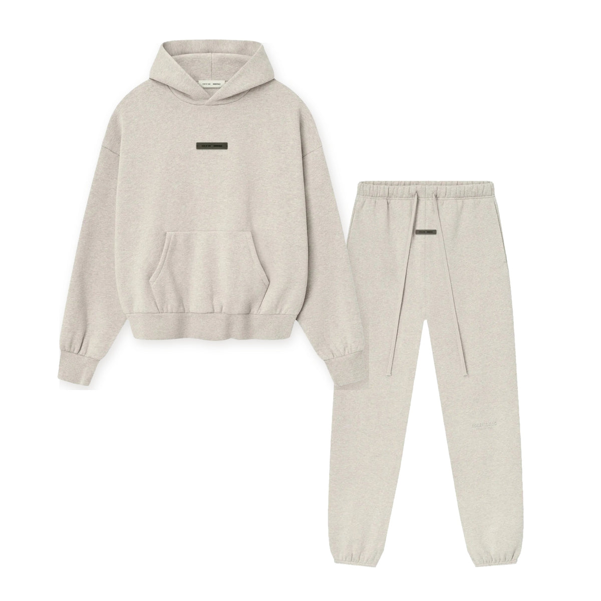 Set Hanorac & Pantaloni Essentials Fear of God Heather Stone - Bucharest Kicks