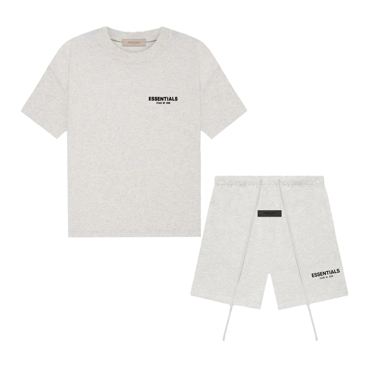 Set Tricou & Pantaloni Scurți Essentials Fear of God Light Oatmeal - Bucharest Kicks